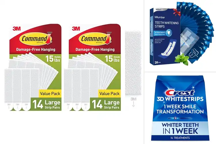 Detailed view of Best 28 Strips Per Pack: Damage-Free Decorating Made Easy