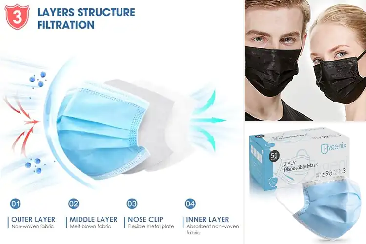 Detailed view of Best 3 Ply Masks