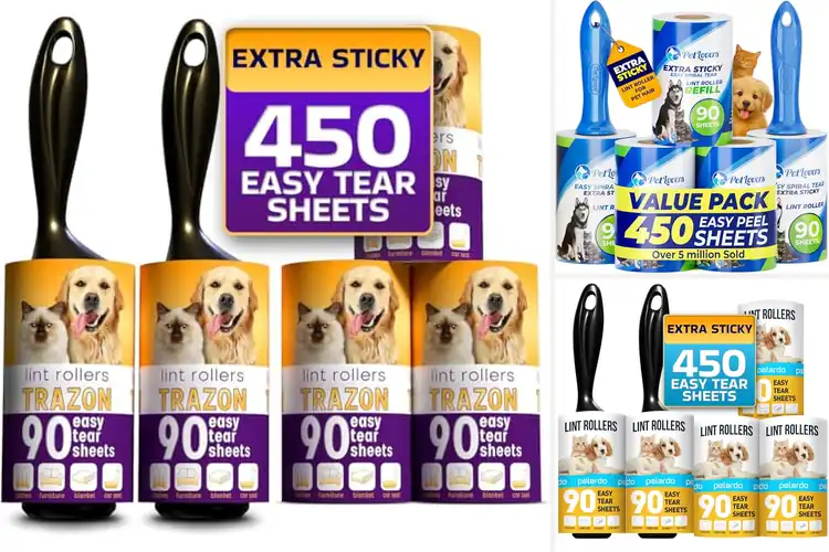 Detailed view of Best 450 Sheet Lint Roller Value Pack
