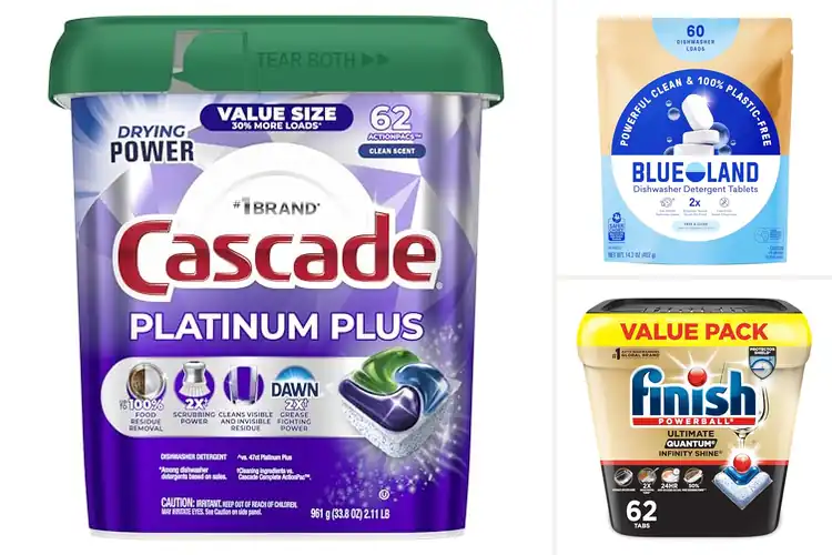 Detailed view of Best 60 Count Dishwasher Pods: Spotless Dishes Made Easy