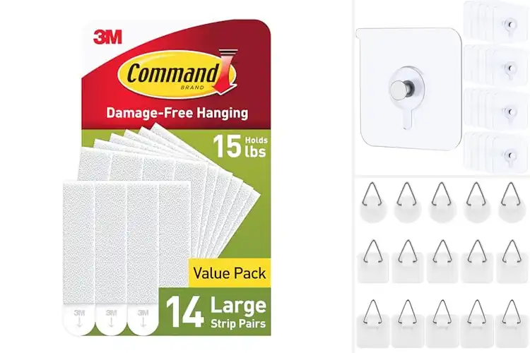Detailed view of Best Adhesive Picture Hangers