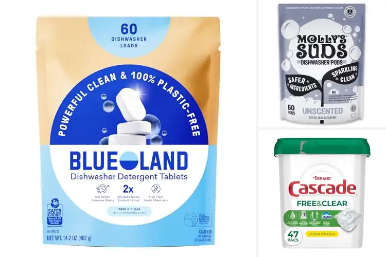 Detailed view of Best Allergen-Free Dishwasher Detergent Pods