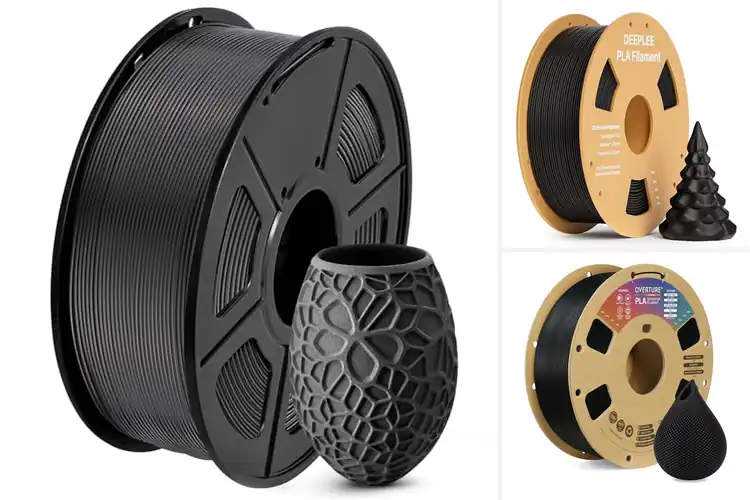 Detailed view of Best Black Filaments