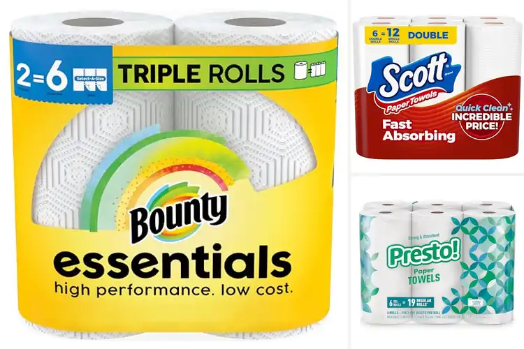Detailed view of Best Bounty Alternative Paper Towels
