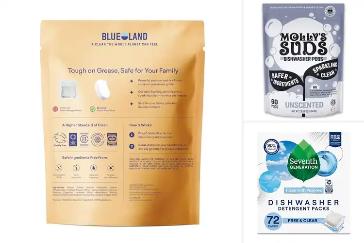 Detailed view of Best Chemical-Free Dishwasher Detergent Pods