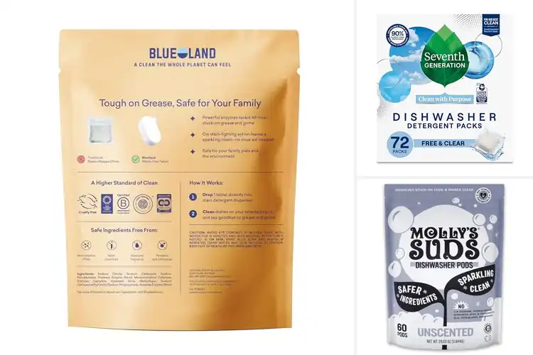 Detailed view of Best Chemical Free Dishwasher Pods