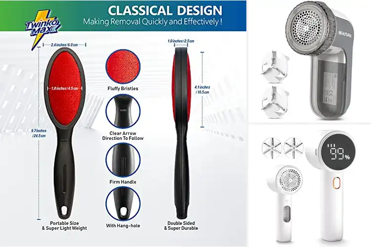Detailed view of Best Clothes Lint Removers