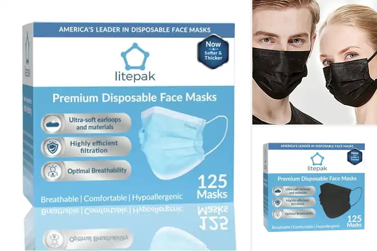 Detailed view of Best Comfort Earloop Masks