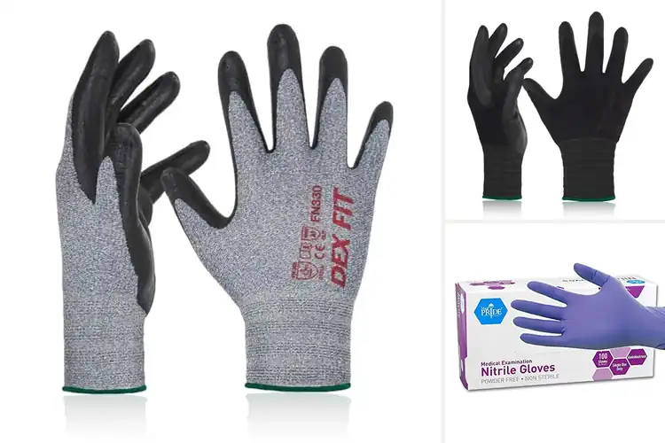 Detailed view of Best Comfortable Fit Nitrile Gloves