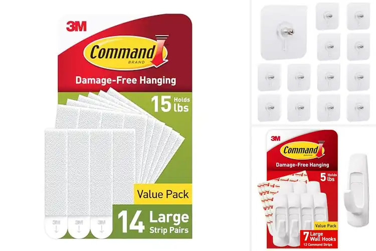 Detailed view of Best Damage-Free Hanging Solutions