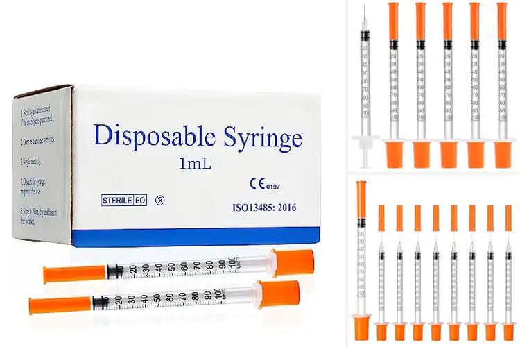 Detailed view of Best Disposable Insulin Syringes