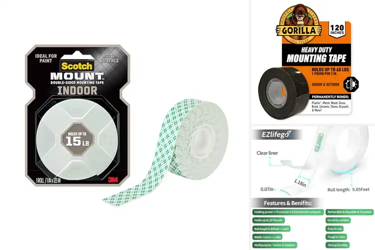 Detailed view of Best Double-Sided Mounting Tapes