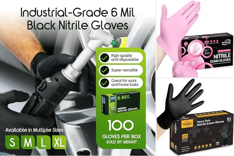 Detailed view of Best Food Safe Nitrile Gloves For Cooking
