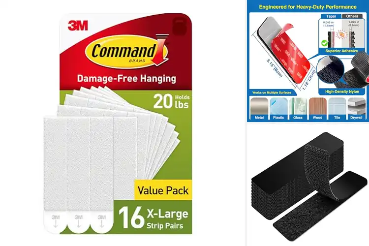 Detailed view of Best Heavy Duty Strips: Damage-Free Hanging for Tough Jobs