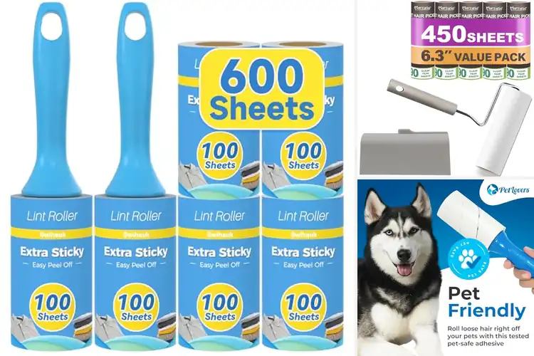 Detailed view of Best High Sheet Count Lint Rollers for Effortless Cleaning