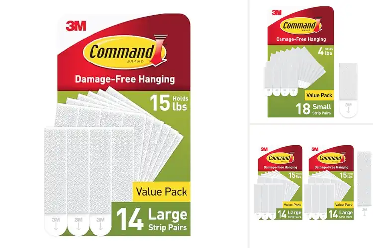 Detailed view of Best Home Decor Hanging Strips: Strong, Damage-Free & Secure