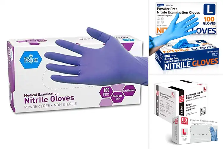 Detailed view of Best Large Nitrile Gloves for Comfort, Safety & Durability