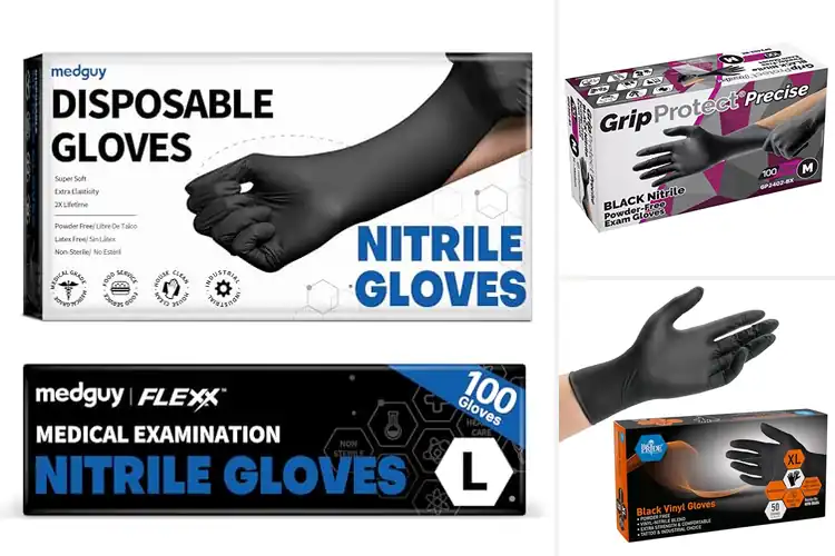 Detailed view of Best LawEnforcement Medical Tattoo Artist Gloves