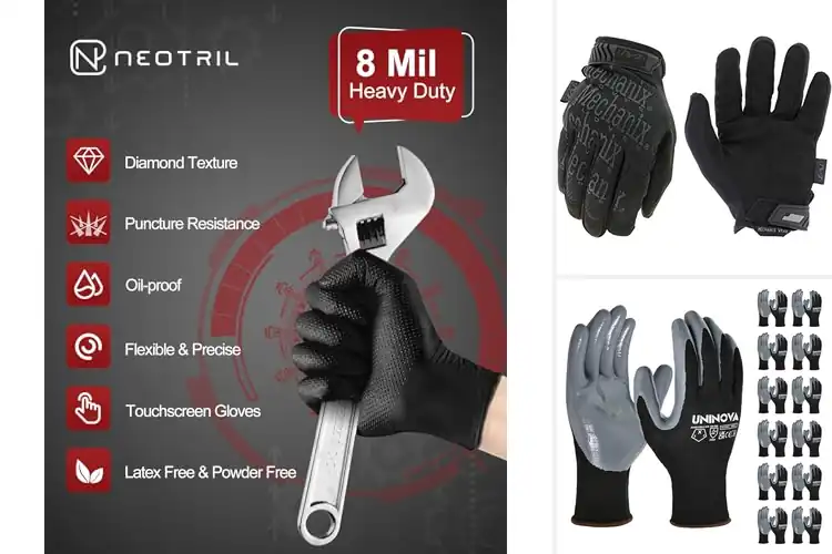 Detailed view of Best Mechanic Gloves