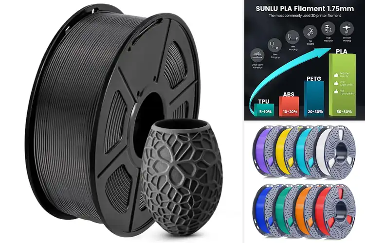 Detailed view of Best Neatly Wound PLA Filaments Spools