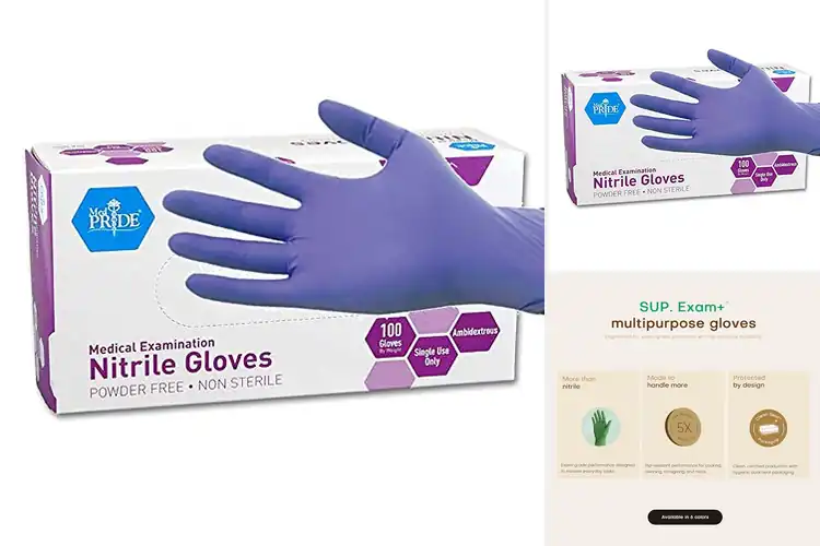 Detailed view of Best Nitrile Exam Gloves