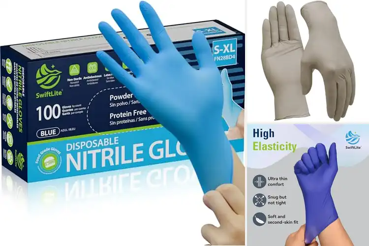 Detailed view of Best Non-Slip Disposable Gloves