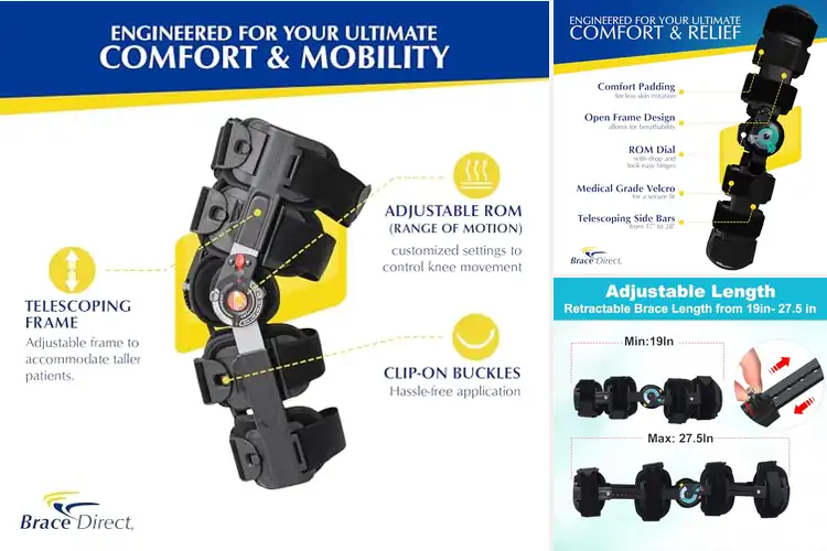 Detailed view of Best Post-Op Knee Recovery Braces