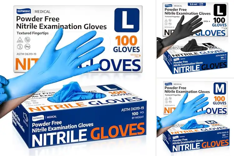Detailed view of Best Powder Free Latex Free Gloves for Safety & Comfort