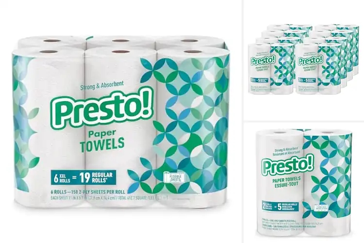 Detailed view of Best Presto Paper Towels