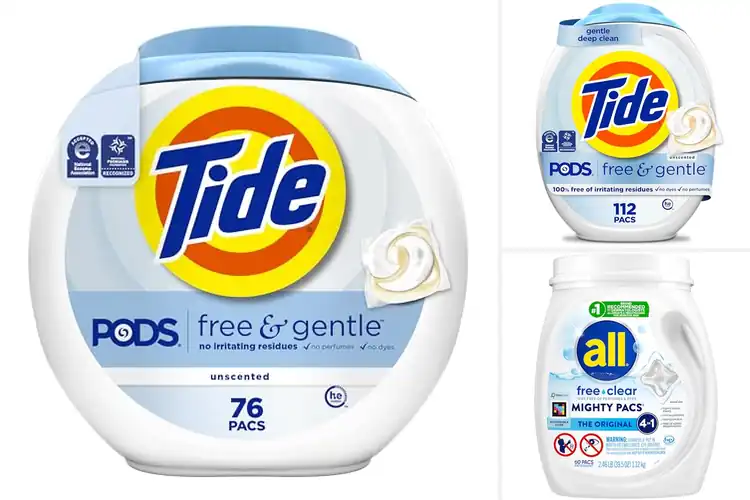 Detailed view of Best Residue Free Detergent Pods