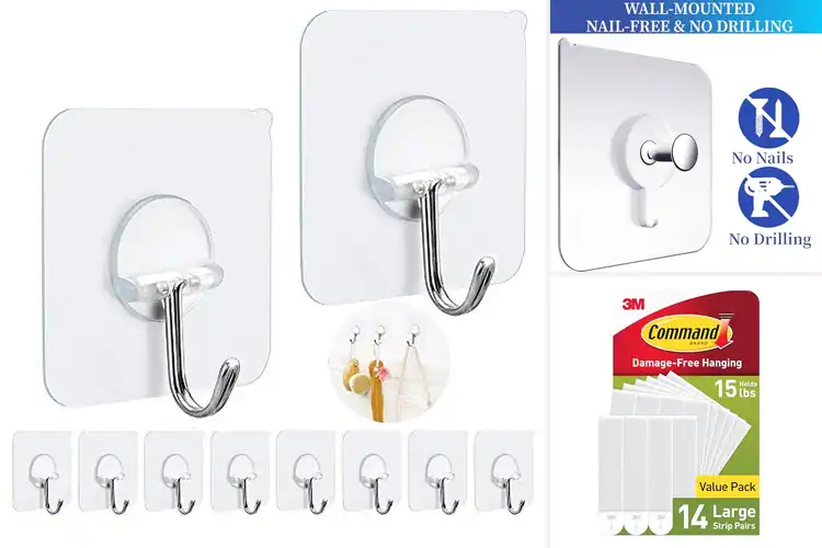 Detailed view of Best Smooth Surface Wall Hangers For Decor