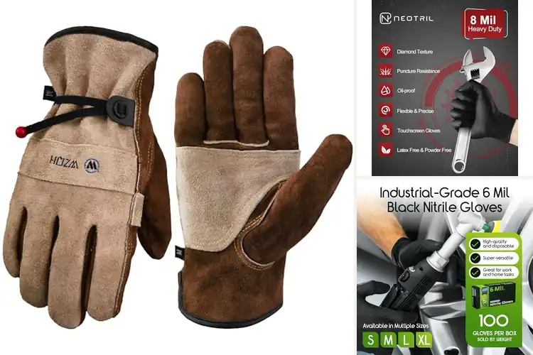 Detailed view of Best Thick Gloves