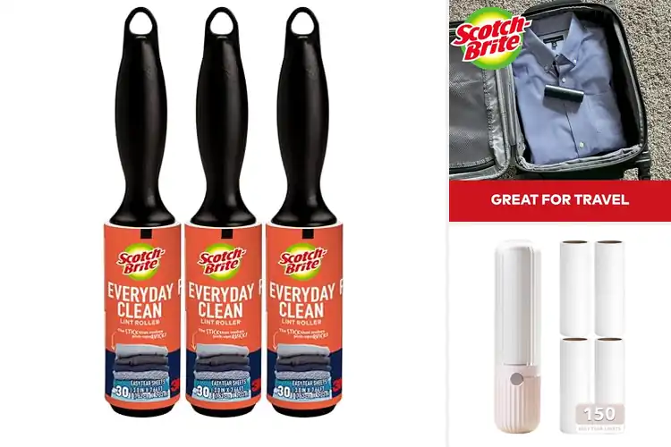 Detailed view of Best Travel Lint Roller Compact Design