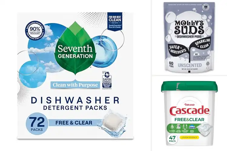 Detailed view of Best Unscented Dishwasher Detergent Pods