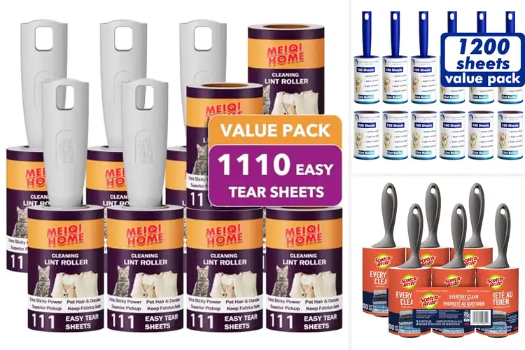 Detailed view of Best Value Lint Roller Packs