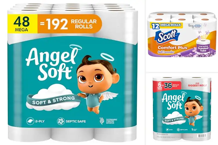Detailed view of Best Value Mega Roll Toilet Paper