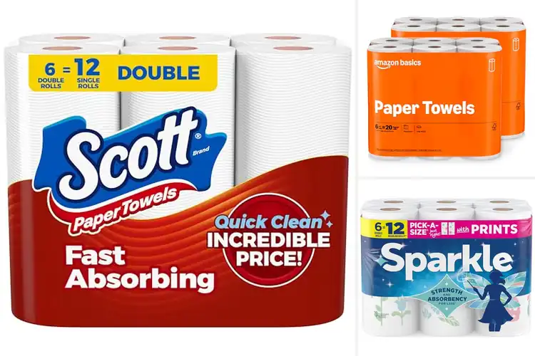 Detailed view of Best Value Paper Towels