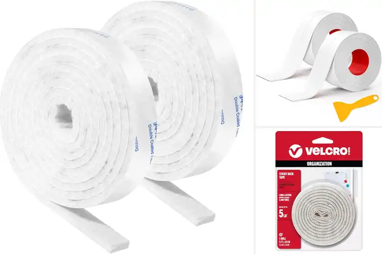 Detailed view of Best White Adhesive Strips