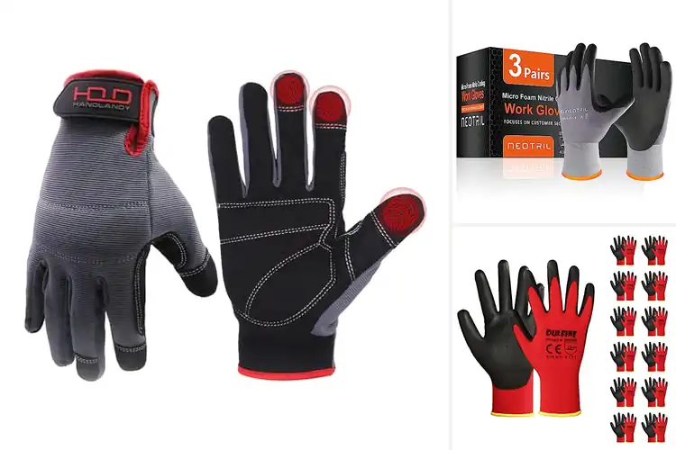 Detailed view of Best Work Gloves
